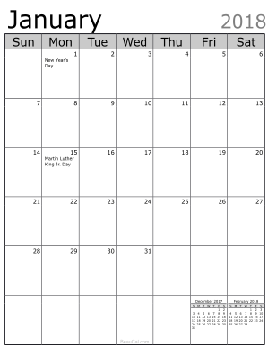 Beautiful Printable Calendars: Word Doc and PDF - BeauCal.com