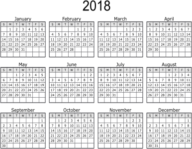 Beautiful Printable Calendars: Word Doc and PDF - BeauCal.com
